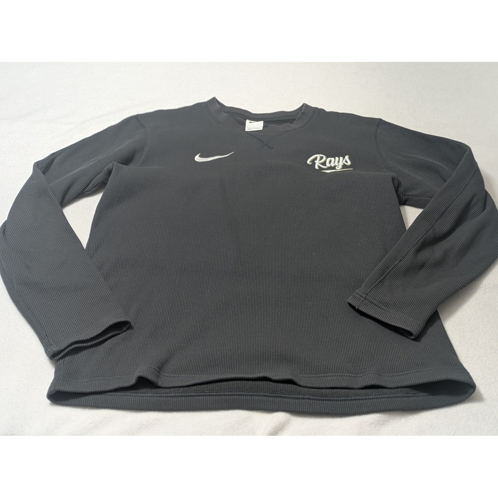 Nike Tampa Bay Rays‎ Shirt Thermal Gray Large Top Pullover